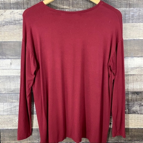 Michael Stars V-Neck Long Sleeve‎ Top - Picture 3 of 4